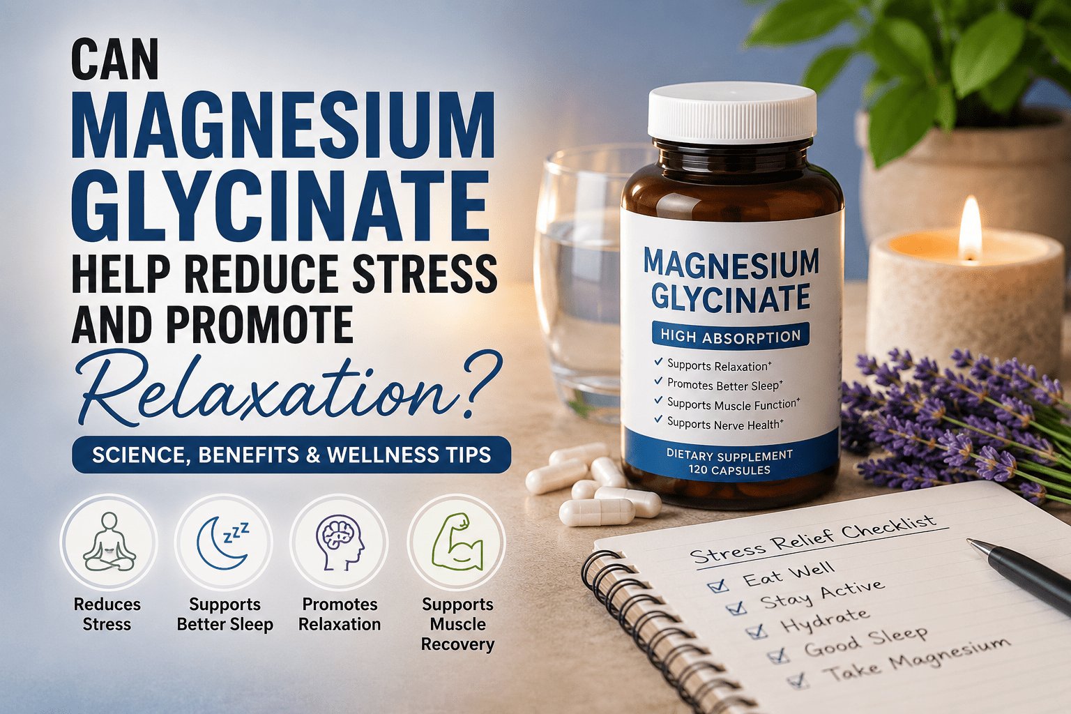 Can Magnesium Glycinate Help Reduce Stress and Promote Relaxation?