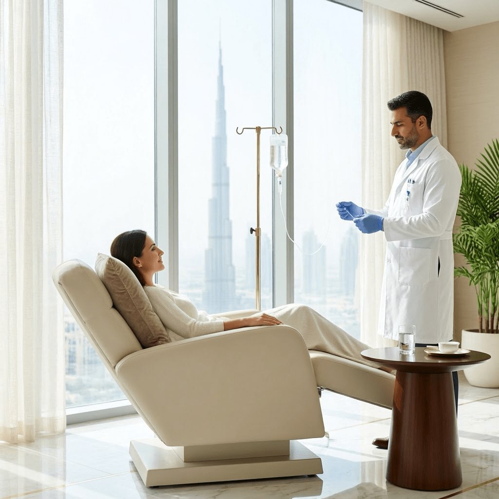 NAD+ IV Drip in Dubai: Cellular Glow