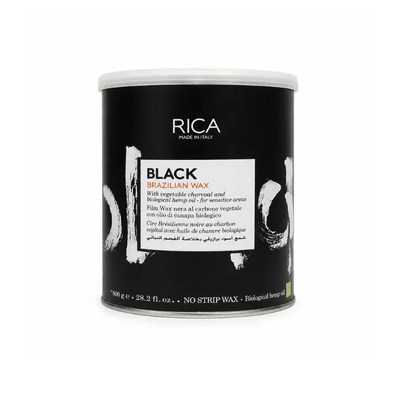 Rica Black Charcoal Brazilian Wax 800ml