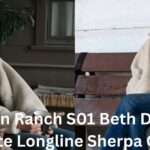 Dutton Ranch S01 Beth Dutton White Longline Sherpa Coat – The Pinnacle of Rugged Western Elegance