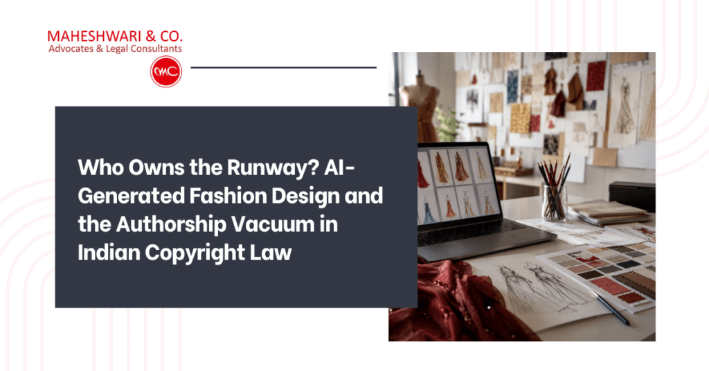 Who Owns the Runway? AI-Generated Fashion Design and the Authorship Vacuum in Indian Copyright Law Who Owns the Runway? AI-Generated Fashion Design and the Authorship Vacuum in Indian Copyright Law