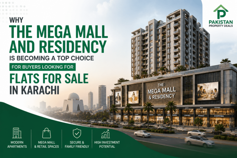 Why The Mega Mall and Residency Is Becoming a Top Choice for Buyers Looking for Flats for Sale in Karachi