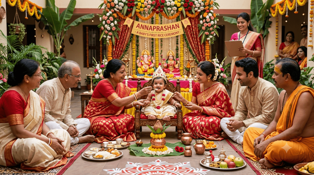 Complete Guide to Annaprashan Ceremony: How to Plan a Stress-Free Puja with Expert Assistance Complete Guide to Annaprashan Ceremony
