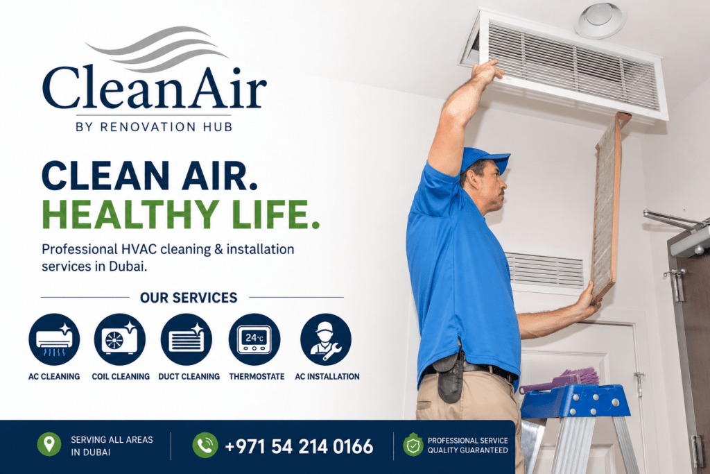 Expert AC Duct Cleaning Services in Dubai | Clean Air UAE