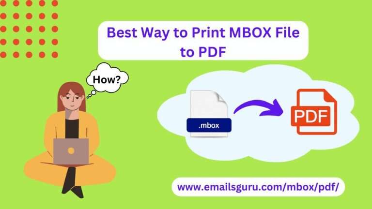 How to Export MBOX to PDF Files in Bulk?