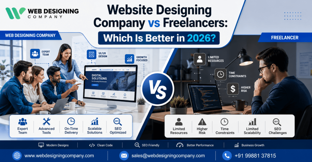 Website Designing Company vs Freelancers: Which Is Better in 2026?