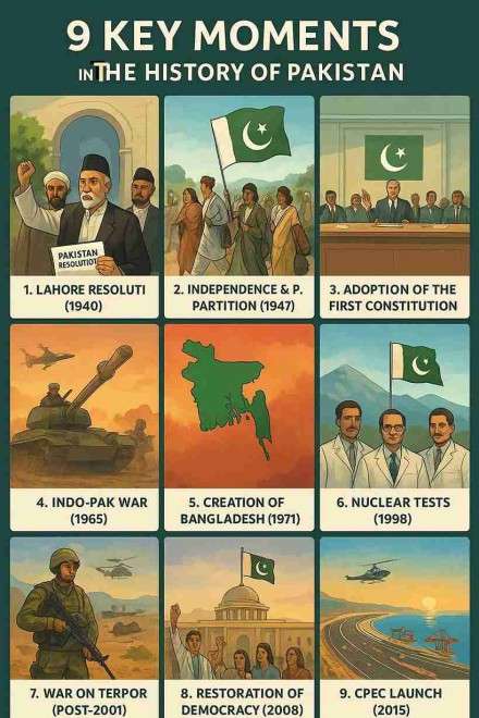 9 Key Moments in the History of Pakistan: A Concise Timeline