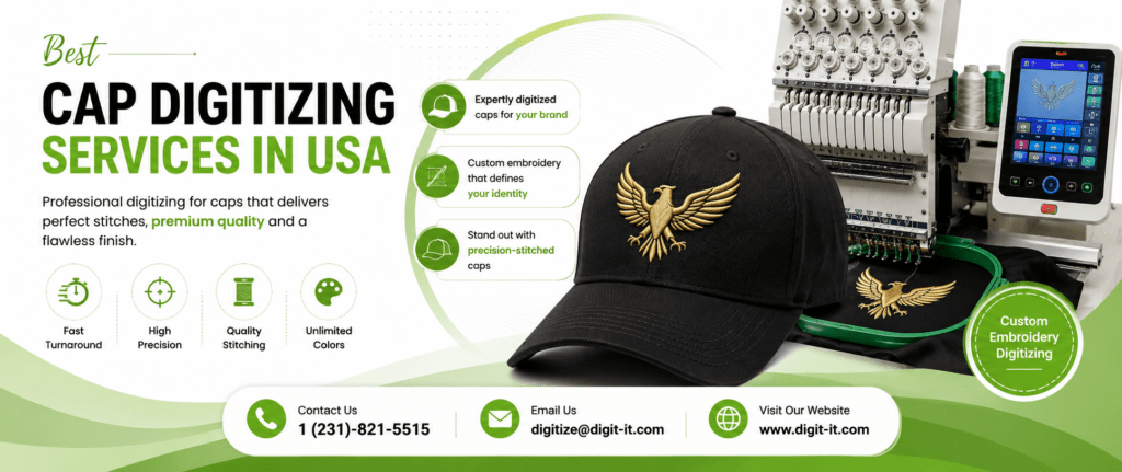 Quick Turnaround Cap Digitizing Company USA Quick Turnaround Cap Digitizing Company USA