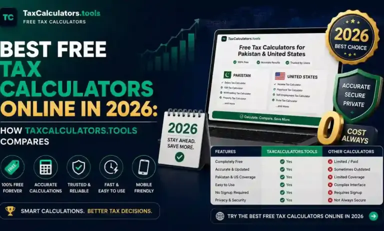 Best Free Tax Calculators Online in 2026: How TaxCalculators.tools Compares Best Free Tax Calculators Online in 2026: How TaxCalculators.tools Compares