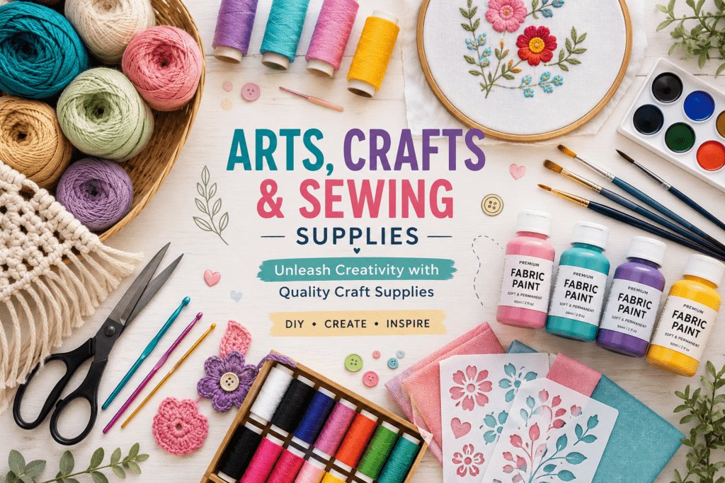 Arts, Crafts & Sewing Supplies – Creative Tools for Every DIY Project Arts, Crafts & Sewing Supplies – Creative Tools for Every DIY Project