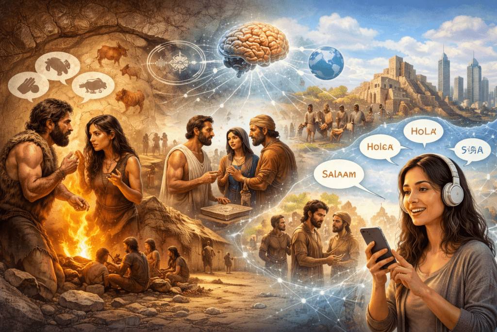 The Evolution of Human Language: How We Learned to Speak and Connect