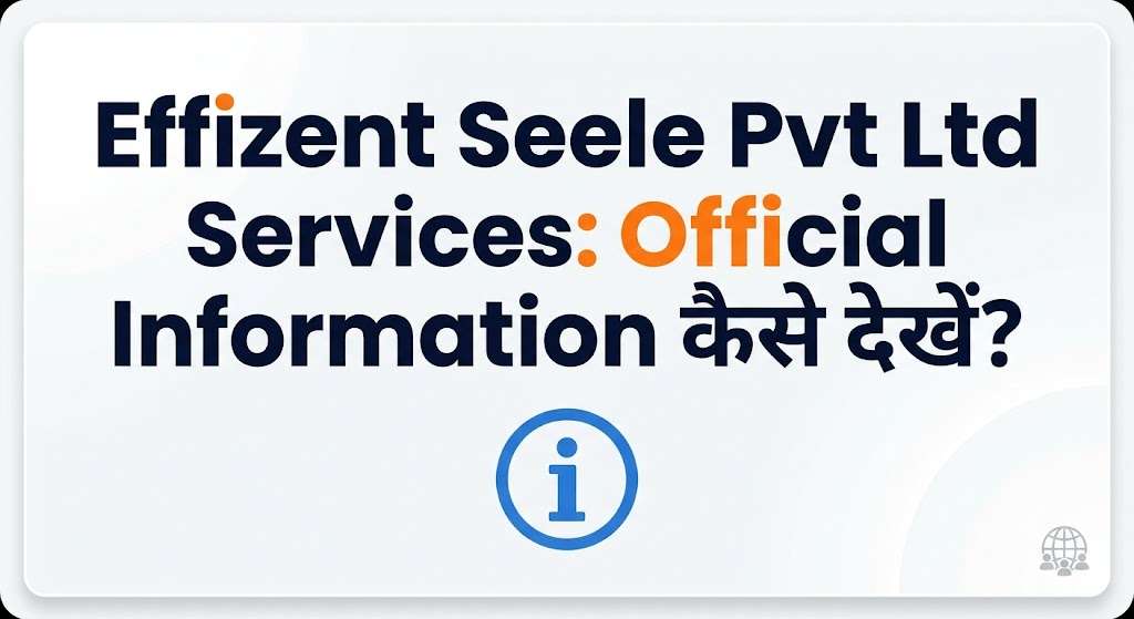 Effizent Seele Pvt Ltd Services: Official Information कैसे देखें?