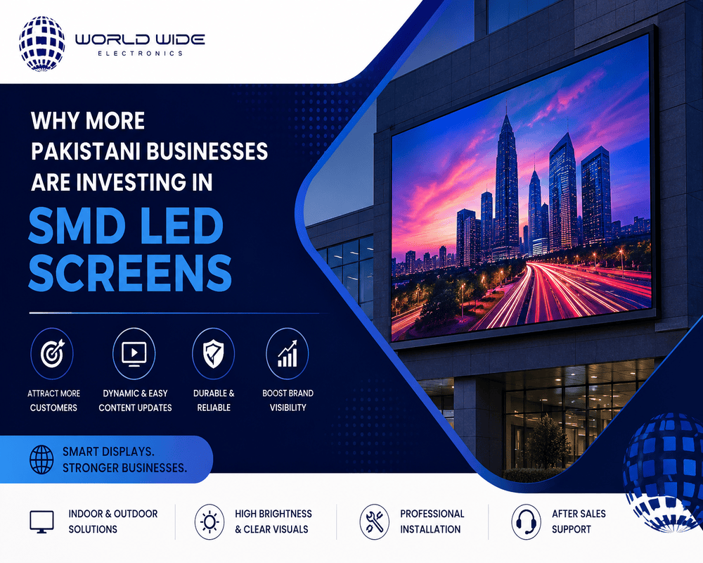 How SMD Screens Are Transforming Digital Advertising in Pakistan
