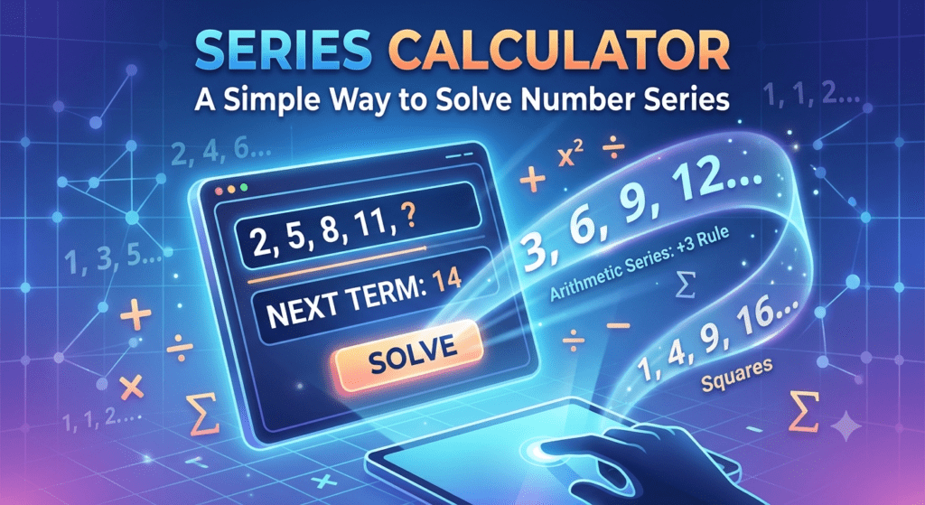 Series Calculator: A Simple Way to Solve Number Series