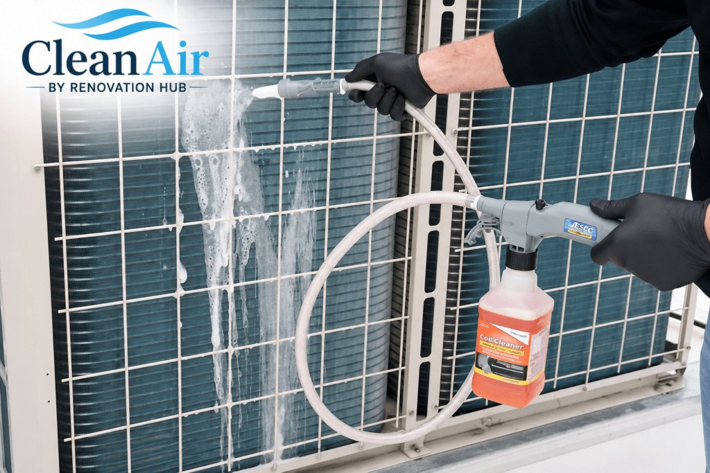 Professional AC Coil Cleaning Services in Dubai|Clean Air UAE