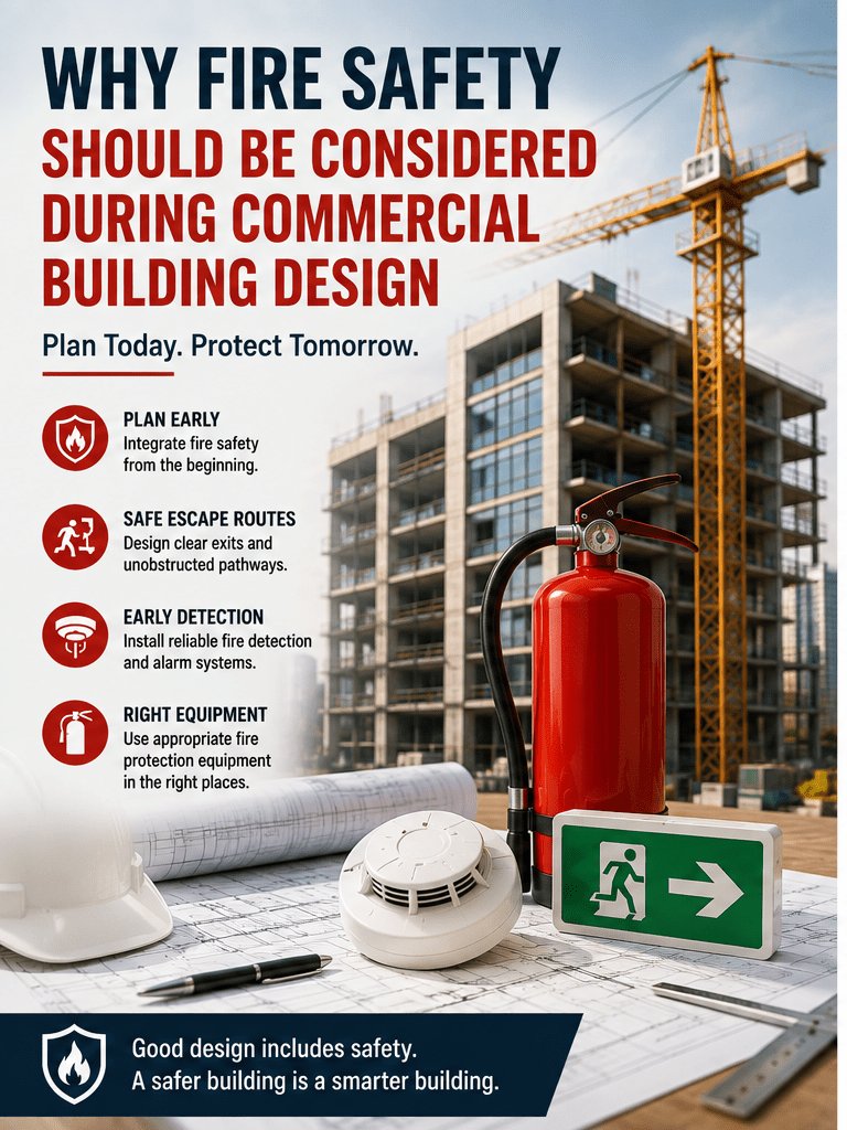Why Fire Safety Should Be Considered During Commercial Building Design Why Fire Safety Should Be Considered During Commercial Building Design
