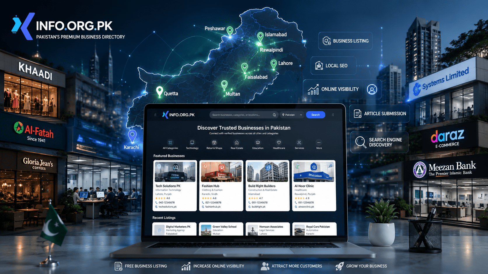 Free Business Listing Site: Grow Your Business Online in Pakistan Free Business Listing Site