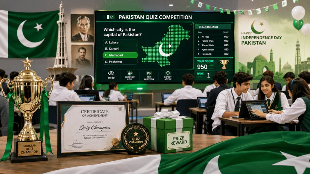 Pakistan Quiz Competition: Celebrate Pakistan, Test Your Knowledge & Win Rewards Pakistan Quiz Competition