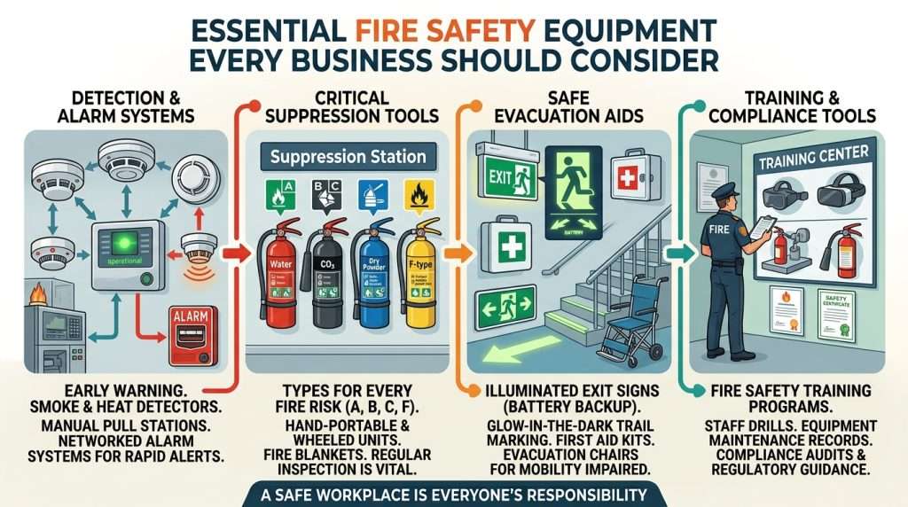 Essential Fire Safety Equipment Every Business Should Consider
