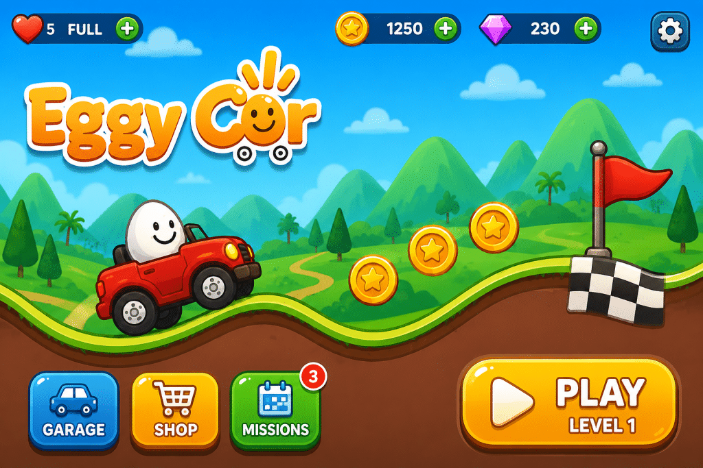 The Delicate Art of Driving with an Egg: A Look at Eggy Car