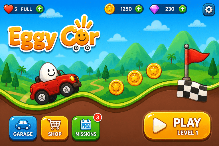 The Delicate Art of Driving with an Egg: A Look at Eggy Car The Delicate Art of Driving with an Egg: A Look at Eggy Car