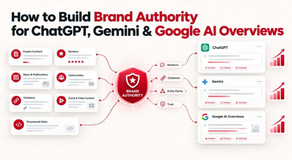 How to Build Brand Authority for ChatGPT, Gemini & Google AI Overviews How to Build Brand Authority for ChatGPT, Gemini & Google AI Overviews