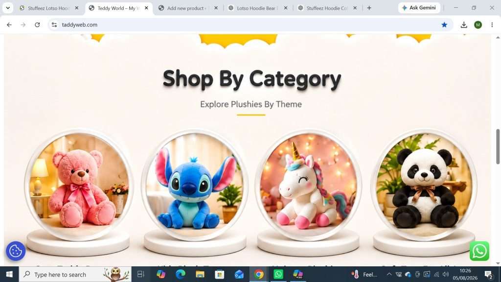 Taddy World – Premium Stuffed Toys & Teddy Bears