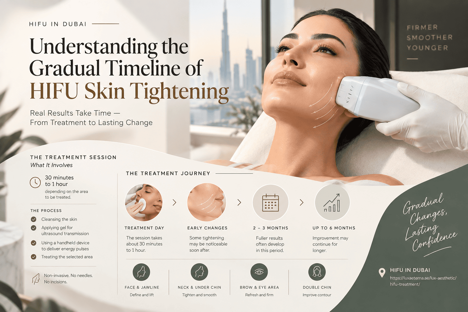 Understanding the Gradual Timeline of HIFU Skin Tightening Understanding the Gradual Timeline of HIFU Skin Tightening