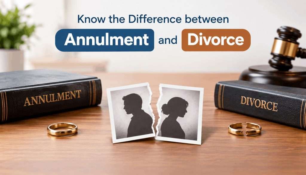 Know the Difference between Annulment and Divorce Know the Difference between Annulment and Divorce