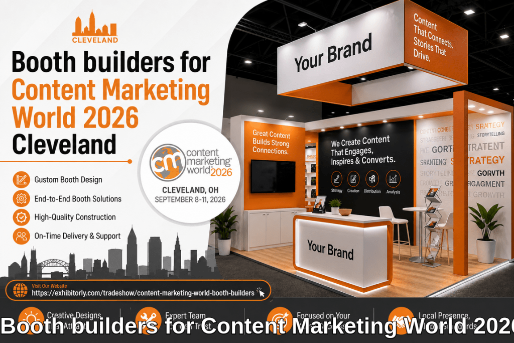 Professional Booth Builders for Content Marketing World 2026 Cleveland