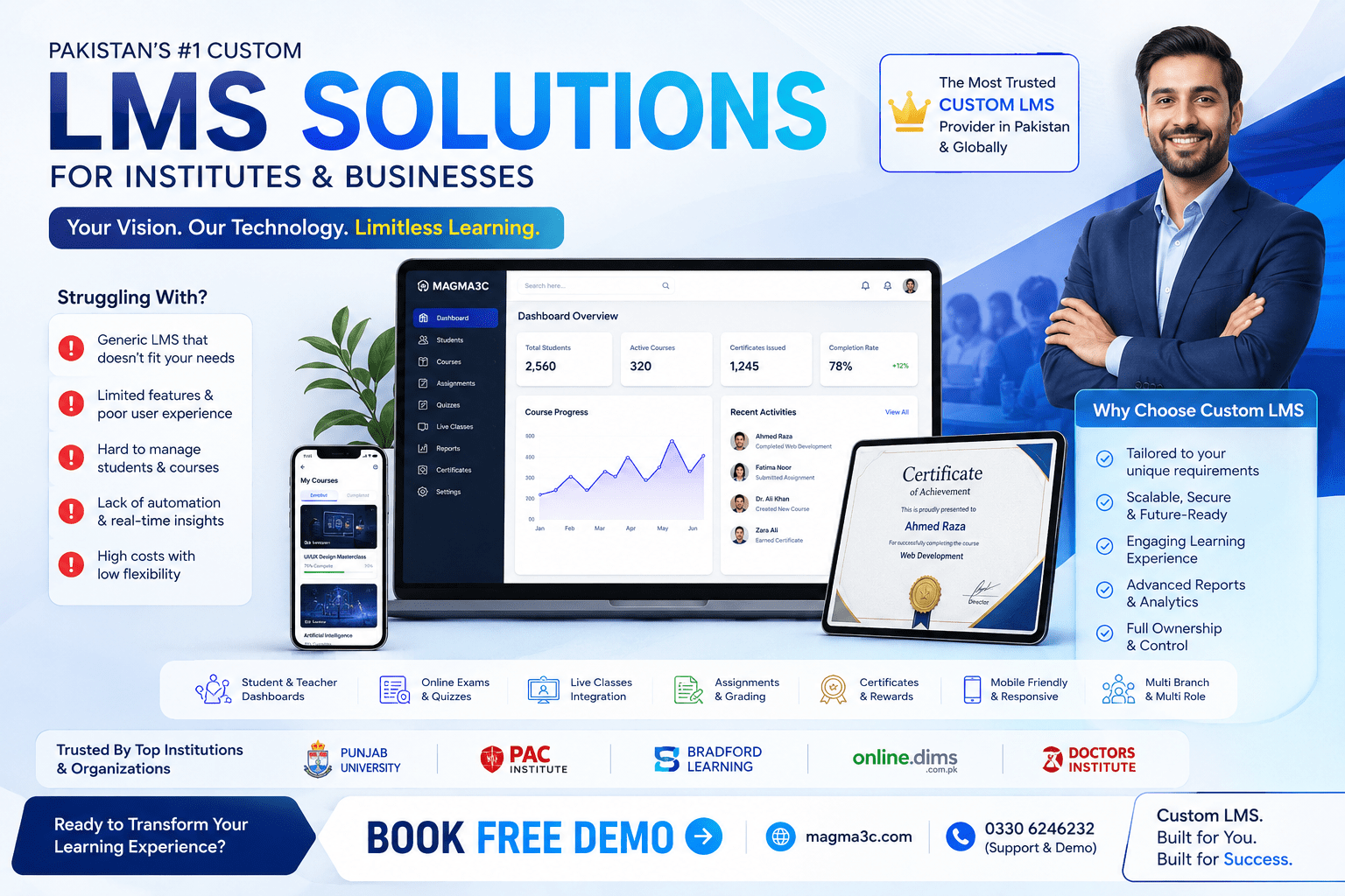 Best LMS for Universities in Pakistan: Features, Platforms, Pricing & Free Options Best LMS for Universities in Pakistan: Features, Platforms, Pricing & Free Options