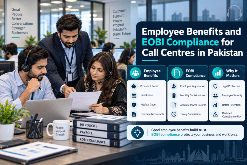 Employee Benefits and EOBI Compliance for Call Centres in Pakistan Employee Benefits and EOBI Compliance for Call Centres in Pakistan