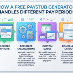 How Does a Free Paystub Generator Handle Different Pay Periods?