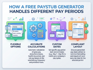 How Does a Free Paystub Generator Handle Different Pay Periods?