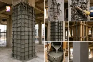 Column Jacketing Services for Structural Strengthening