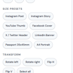 How to use free image cropper