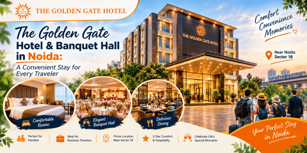 The Golden Gate Hotel & Banquet Hall in Noida: A Convenient Stay for Every Traveler The Golden Gate Hotel & Banquet Hall in Noida: A Convenient Stay for Every Traveler